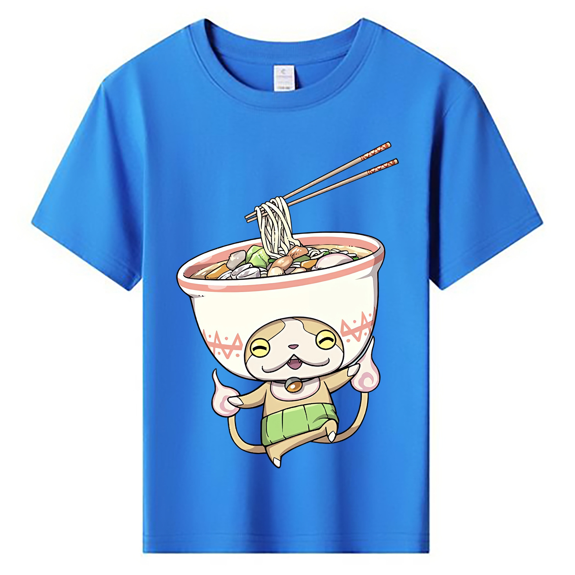 （画像用） 妖怪ウォッチ Yo-kai Watch 綿100％キッズTシャツ（フロントプリント）